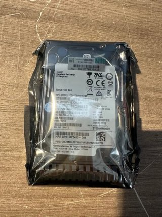 HDD Servidor 600GB SAS HPE 2,5" SFF Hot‑Swap