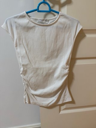Camiseta manga corta blanca talla M