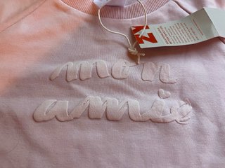Sudadera niña rosa talla 116