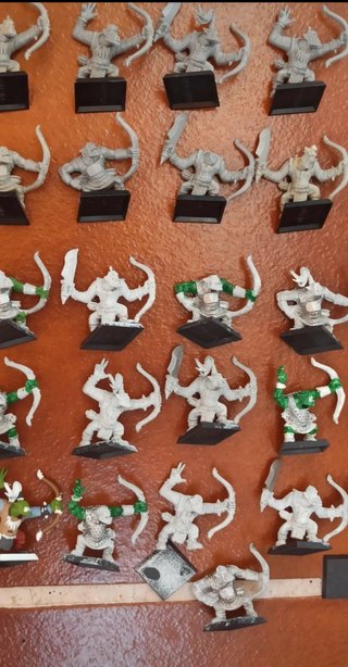 Warhammer guerreros Orcos Arqueros III