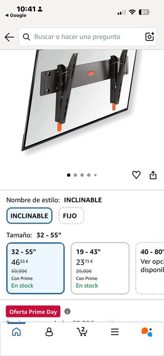Soporte Pared TV Vogel's LED/LCD/Plasma