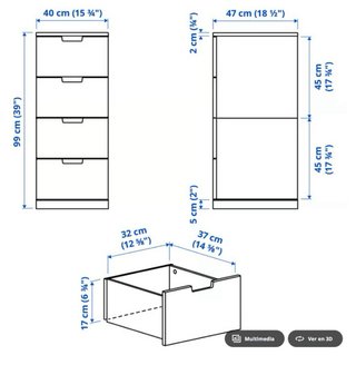 Mueble Cajonera Ikea Nordli