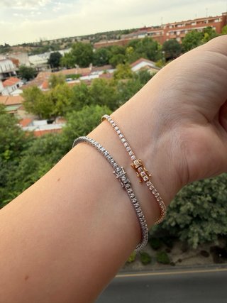 Riviere Oro Rosa Diamantes Naturales