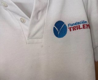 2 Polos Blancos Trilema Talla 4