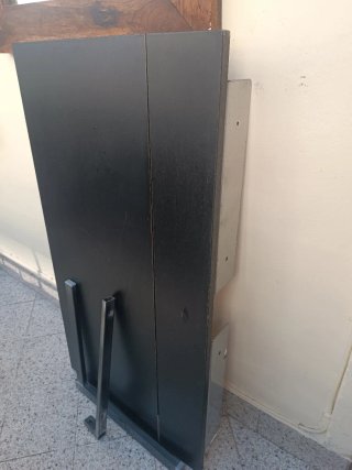 Mesa Balcón Plegable Negra de ikea