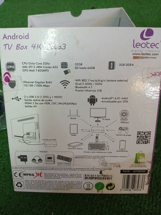 Leotec LETVBOX05 Android TV Box para televisor