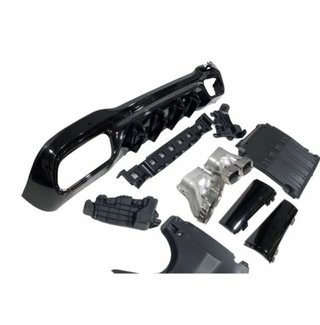 Difusor trasero Mercedes Clase C W206 Look C63 AMG