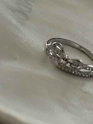 Anello fiocco argento 925 regolabile