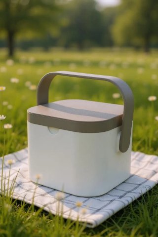 Mini nevera portátil para 4 latas