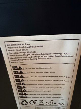 Freidora Aire Digital Dual 11L