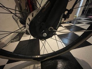 Bicicleta de paseo negra