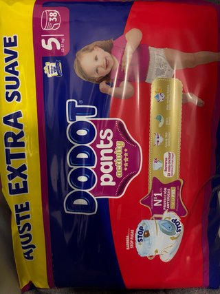 Pañales Dodot Pants Activity Talla 5 (38 und