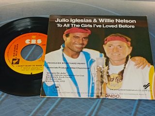 Vinilo 7 Julio Iglesias & Willie Nelson