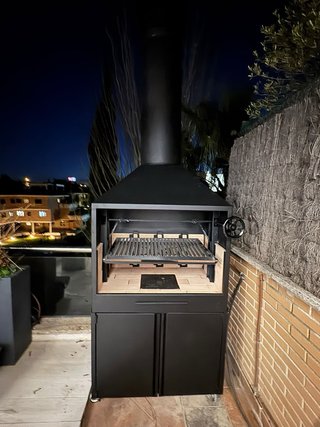 Barbacoa Rey con refractarios