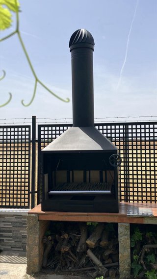Barbacoa Rey con refractarios