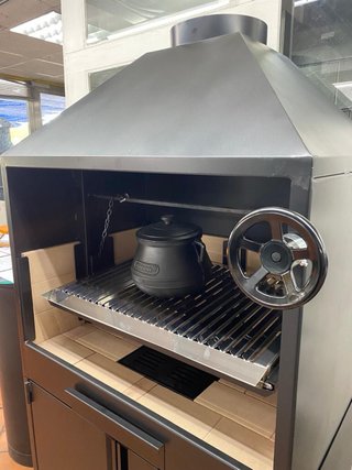 Barbacoa Rey con refractarios
