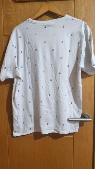 Camiseta SMOG Estampada Anclas Talla L