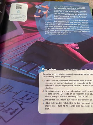 Libro de texto. Ciencias de la computacion. 1ESO