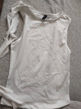 Camiseta H&M Blanca Talla XS/34/6
