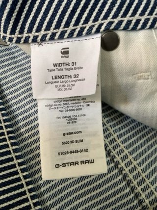 Pantalón de hombre de G-Star Raw (W31/L32)