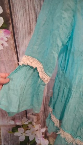 Blusón estilo boho de flamenco