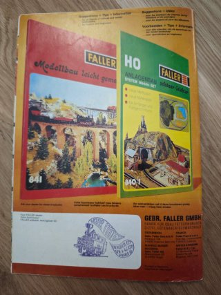 Catálogo revista maquetas ferroviaria Faller 77/78