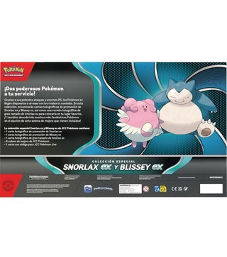 Colección Especial Pokémon Snorlax ex y Blissey ex