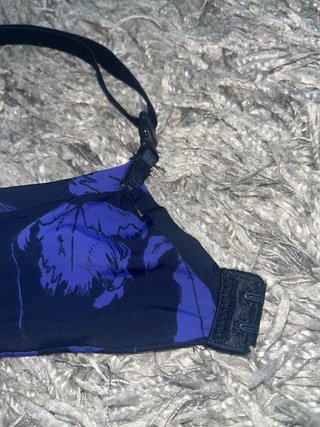 Sujetador Calvin Klein relleno 80A floral azul/mor