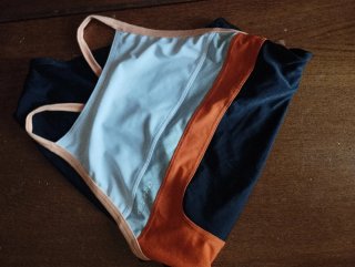 Bañador Decathlon Talla 38 Negro Naranja