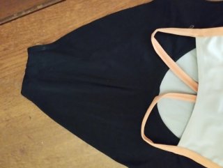 Bañador Decathlon Talla 38 Negro Naranja