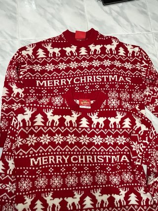 Jersey Navidad Rojo y Blanco
