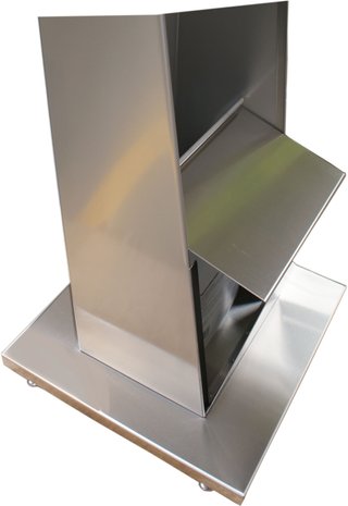 Estación desinfección Inox con dispensador automát
