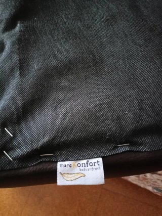 Cabecero polipiel marrón oscuro cama 135-150