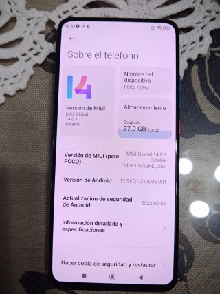 Poco F2 Pro Azul