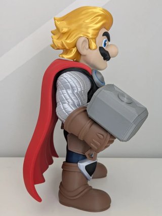 Figura Fanart de Mario x Thor