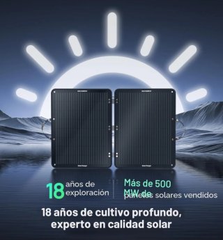 Estación de Energía Portátil + paleles solares