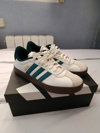 Adidas VL Court 3.0 Blancas y Verde