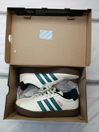 Adidas VL Court 3.0 Blancas y Verde