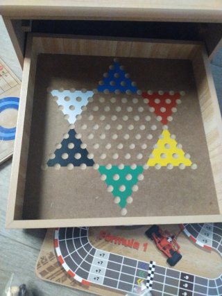 Juego de mesa multi-juegos de madera