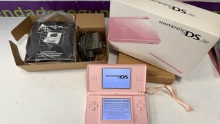 NINTENDO DS LITE ROSA CON CAJA