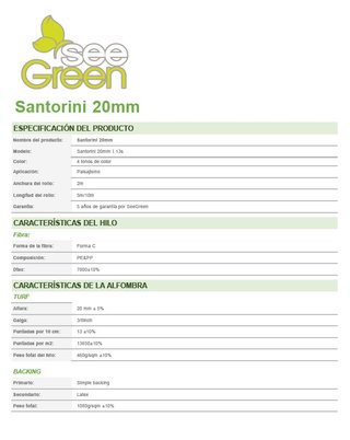 ¡OFERTA! Rollo de Césped Artificial 2x10m de 40mm