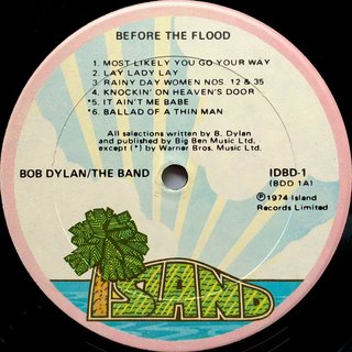 Bob Dylan / The Band Before the Flood 2xLP