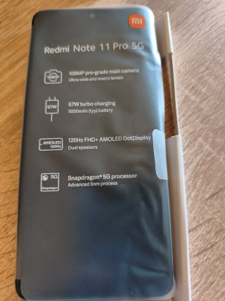 Xiaomi Redmi Note 11 Pro 5G Negro