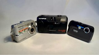 Lote 3 cámaras fotográficas (para repuestos)