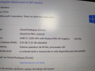 Ordenador Negro Oficina Económico