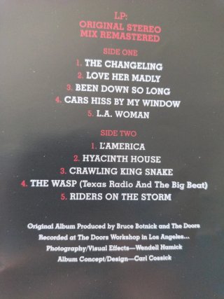 LP The Doors L.A. Woman 50 aniversario