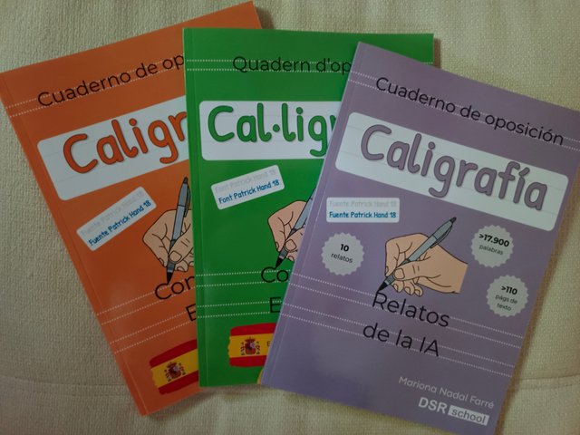 Cuaderno Oposición - Caligrafía - Constitución