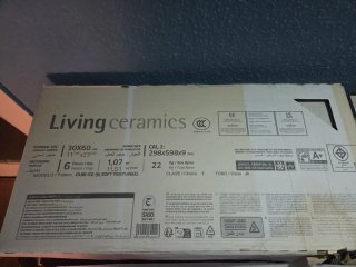 38 Cajas Baldosas de baño Porcelánico Flexible