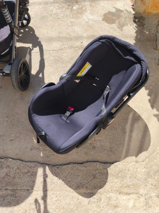Carrito de paseo bebé negro 3 en 1