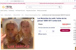 Vinilo Exitos de Las Grecas Las Morenitas de Cadiz